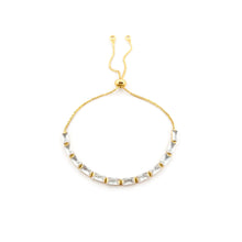 Load image into Gallery viewer, Cubic Zirconia Adjustable Bracelet in Gold