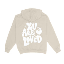 Load image into Gallery viewer, YOU ARE LOVED HOODIE TAN