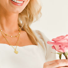 Load image into Gallery viewer, Initial Heart Necklace in Gold