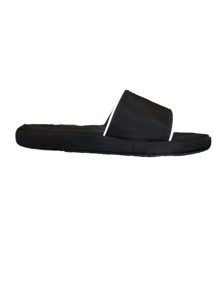 VT Moon Slides in Leather White Cowhide 292865
