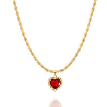 Load image into Gallery viewer, Kind Hearted Necklace in Red
