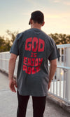 God Is Enjoyable T-shirt (Faded Black)
