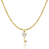 Key to the Kingdom Necklace (Matt. 16:19) in Gold and Silver