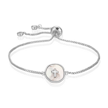 Load image into Gallery viewer, Unconditional Grace Adjustable Bracelet in Gold and Silver
