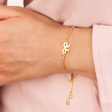 Load image into Gallery viewer, Tied Together with Christ Adjustable Bracelet in Gold and Silver
