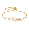 Luminous Branch Adjustable Bracelet in Gold and Silver