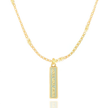 Load image into Gallery viewer, Love Like Jesus Necklace in Teal
