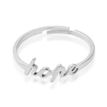 Load image into Gallery viewer, Everlasting Hope Adjustable Ring Gold and Silver
