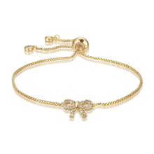 Load image into Gallery viewer, Tied Together with Christ Adjustable Bracelet in Gold and Silver
