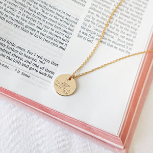 'He Left The 99' Necklace in Gold, Silver & Rose Gold