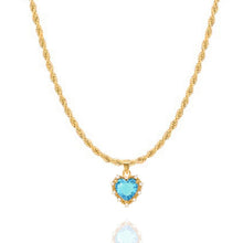 Load image into Gallery viewer, Kind Hearted Necklace in Blue
