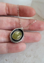 Load image into Gallery viewer, Natural Green Sphene Necklace
