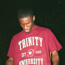 Load image into Gallery viewer, TRINITY UNIVERSITY T-SHIRT (BURGUNDY)
