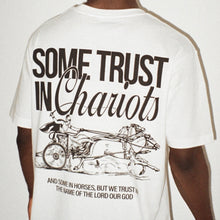 Load image into Gallery viewer, CHARIOTS &amp; HORSES T-SHIRT (WHITE)
