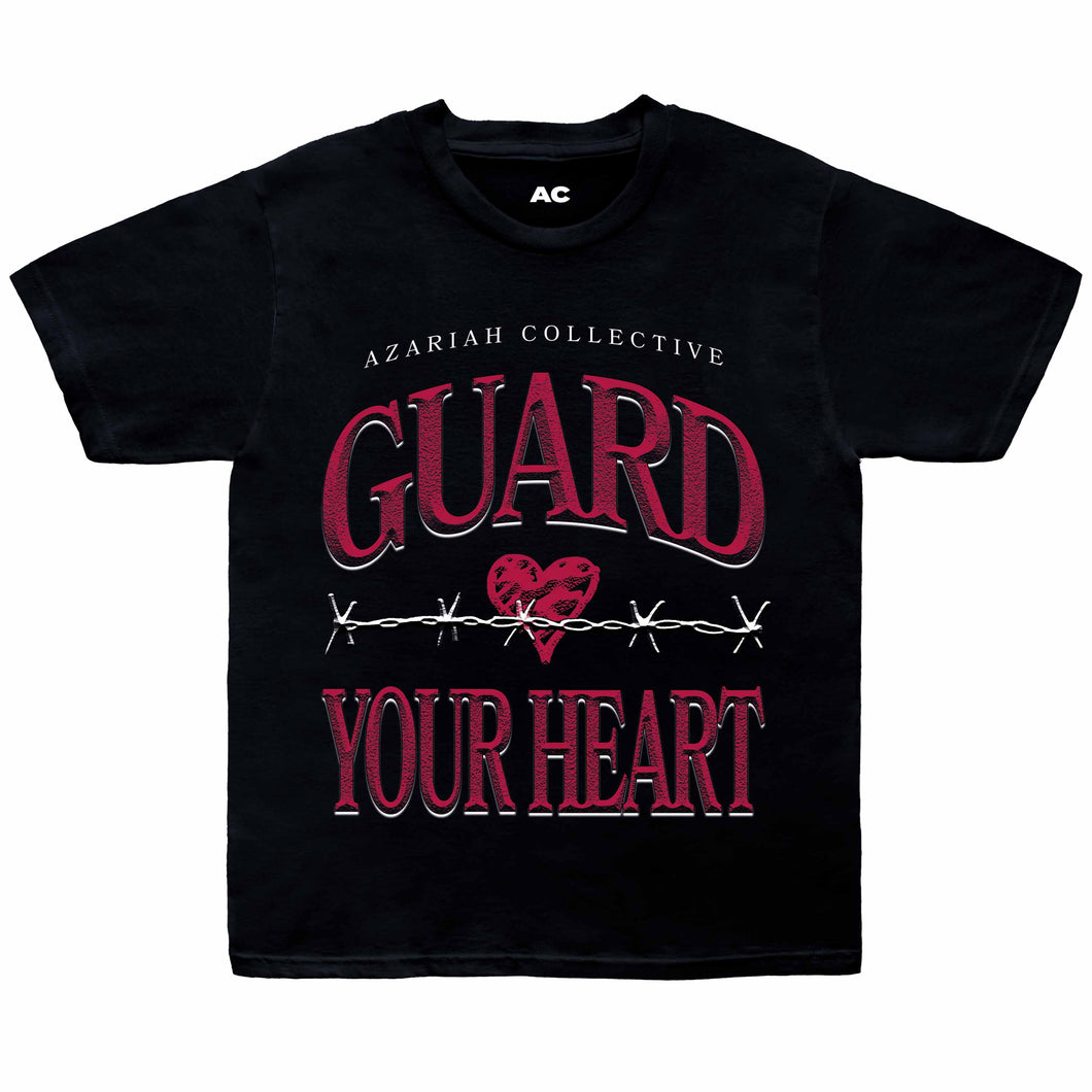 GUARD YOUR HEART T-SHIRT (BLACK) *PREORDER*
