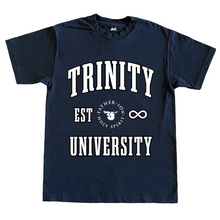 Load image into Gallery viewer, TRINITY UNIVERSITY T-SHIRT (NAVY)
