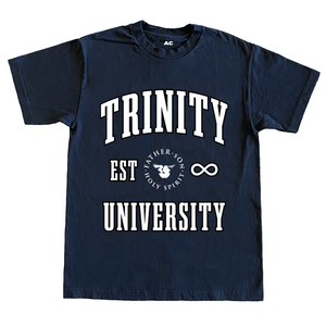TRINITY UNIVERSITY T-SHIRT (NAVY)