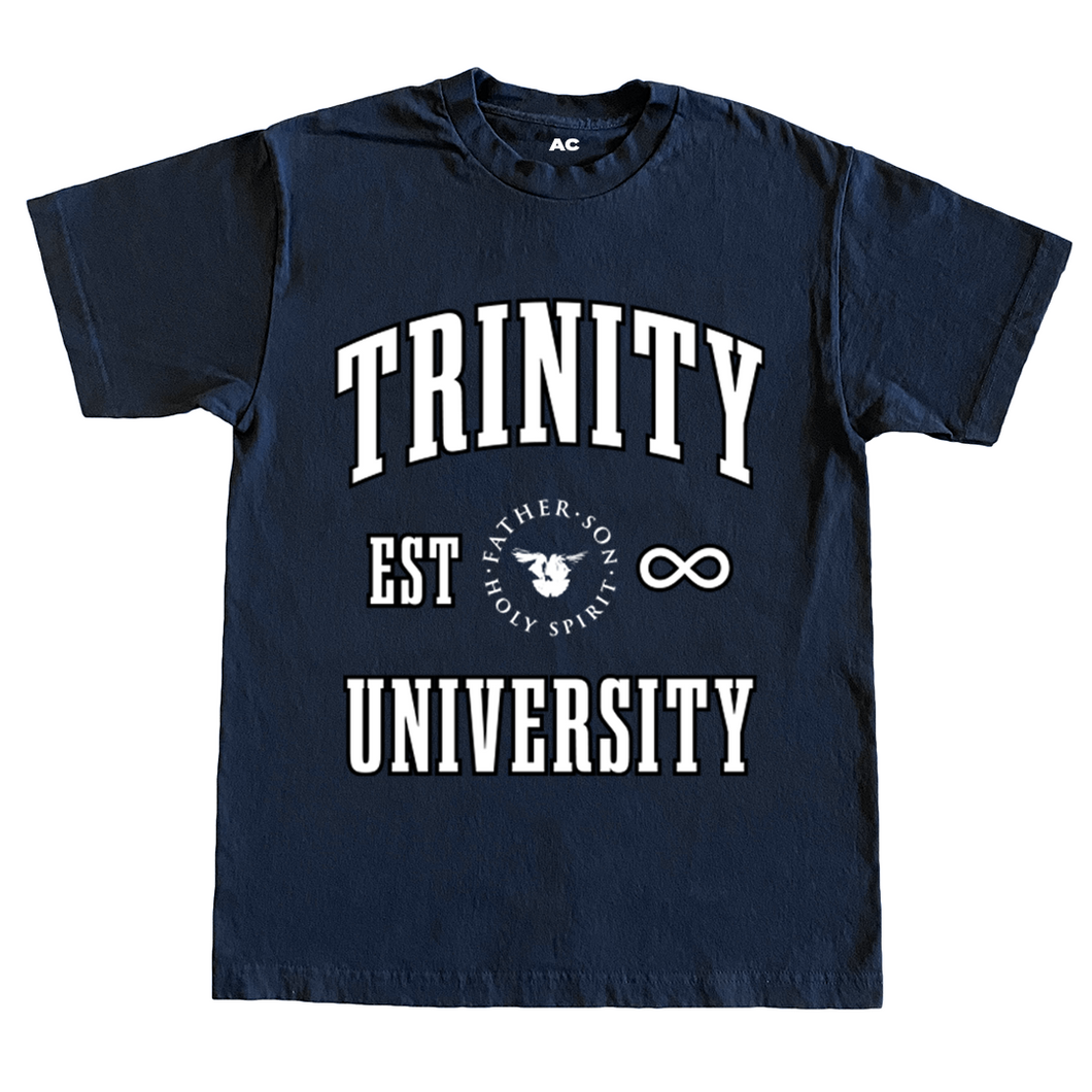 TRINITY UNIVERSITY T-SHIRT (NAVY)