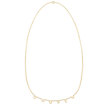 Load image into Gallery viewer, CHOSEN Demi-Fine Letter Necklace in Gold and Silver
