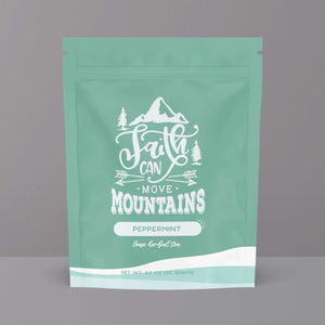Bible Verse Tea "Faith Can Move Mountains" Peppermint Tea