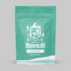 Bible Verse Tea "Faith Can Move Mountains" Peppermint Tea