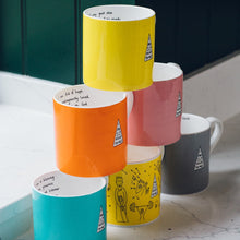 Load image into Gallery viewer, Yellow Mug Set of 6
