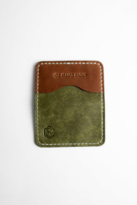 Olive Pueblo/Tan Harness 3 Pocket Bifold