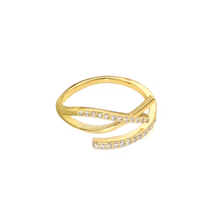 Load image into Gallery viewer, Ichthys Adjustable Gold Ring
