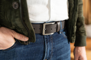 1.5" Thick Leather Belt
