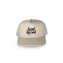 Load image into Gallery viewer, Loved by God Scripted Trucker Hats
