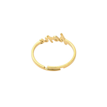 Load image into Gallery viewer, Everlasting Hope Adjustable Ring Gold and Silver
