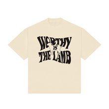 Load image into Gallery viewer, Worthy Is The Lamb Tee | Tan
