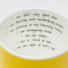 Load image into Gallery viewer, Yellow &amp; Courageous Christian Mug Set
