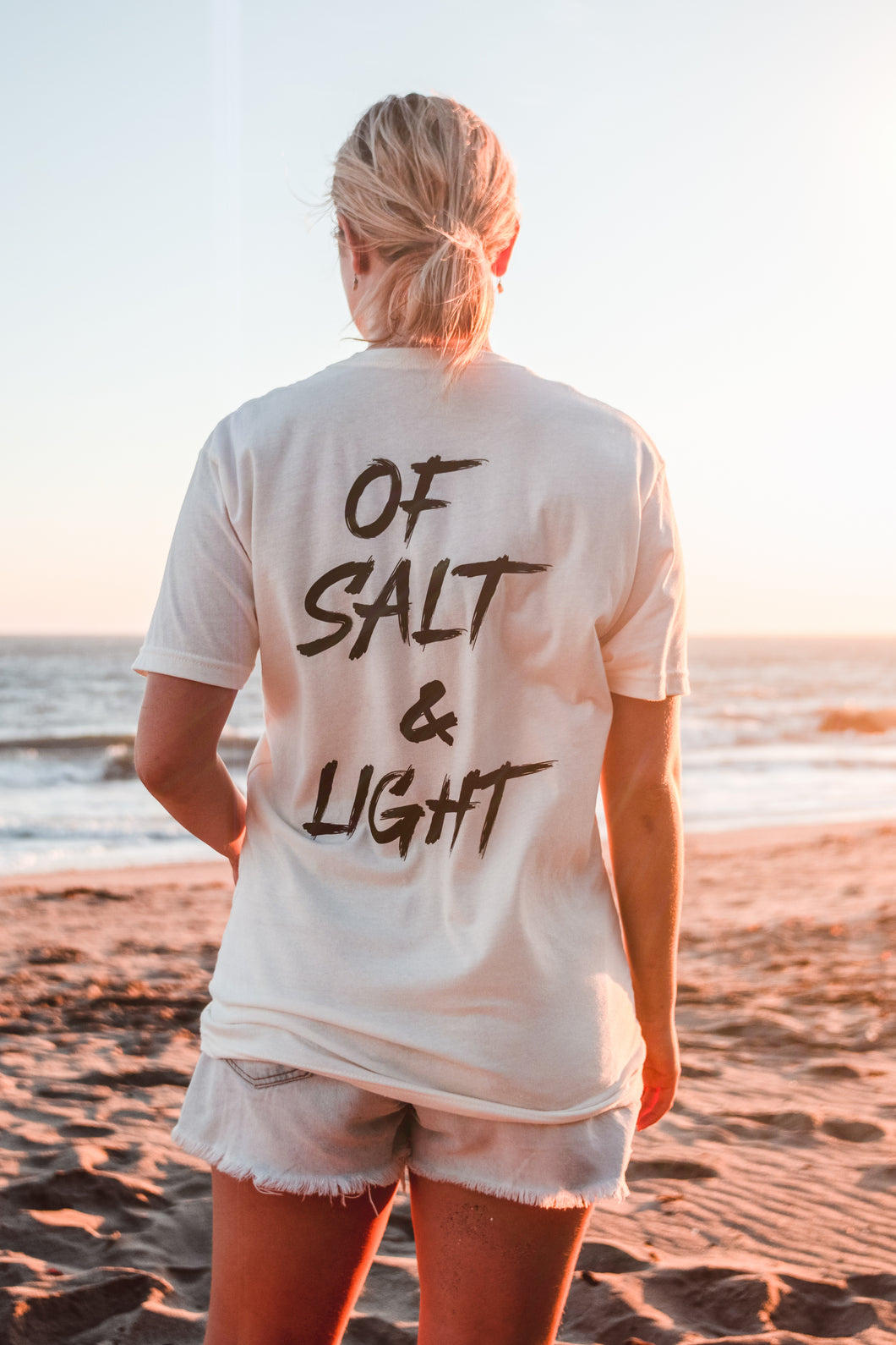 OF SALT & LIGHT TEE - IVORY