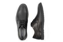 Load image into Gallery viewer, Black Leather Dress Sneakers
