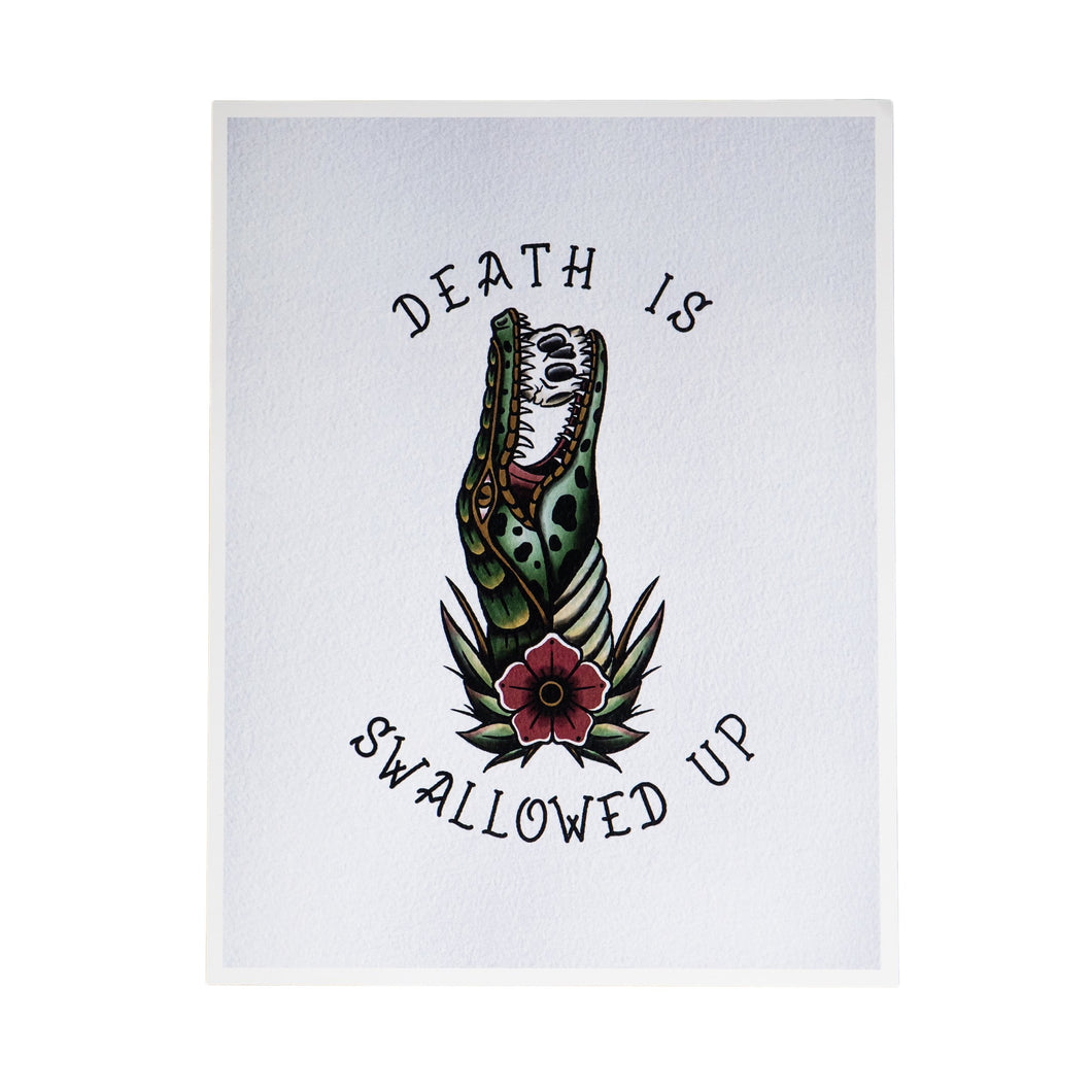 Death Is Swallowed Up Print