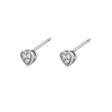 Load image into Gallery viewer, Tiny Heart Stud Earrings in Gold

