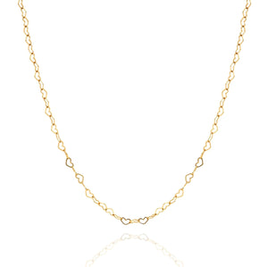 Joyful Hearts Layering Necklace in Gold