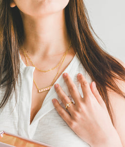 Joyful Hearts Layering Necklace in Gold