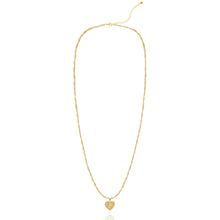 Load image into Gallery viewer, Initial Heart Necklace in Gold

