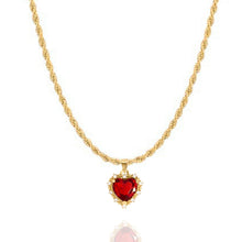 Load image into Gallery viewer, Kind Hearted Necklace in Red

