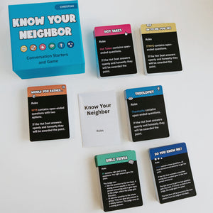 Know Your Neighbor Conversation Cards for Christians