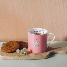 Load image into Gallery viewer, Pink &#39;Loved&#39; Christian Mug
