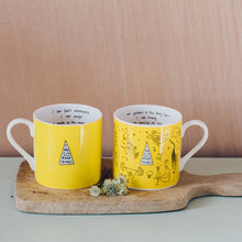 Load image into Gallery viewer, Yellow &amp; Courageous Christian Mug Set
