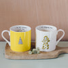 Yellow & Joy Bringer Christian Mug Set