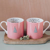 Pink Christian Mug Set of 2