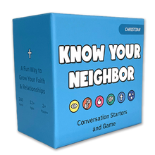 Load image into Gallery viewer, Know Your Neighbor Conversation Cards for Christians
